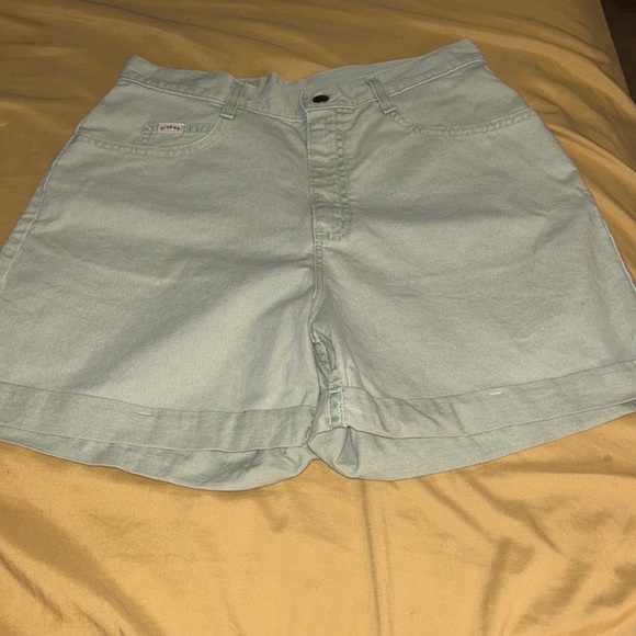 Vtg 70s Ladies Lee Riders Corduroy Short Sleeve Blouse Big Collars S/M UK 10/12 main image 1